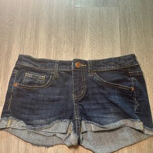Mossimo Supply Co. Dark Blue Jean Shorts